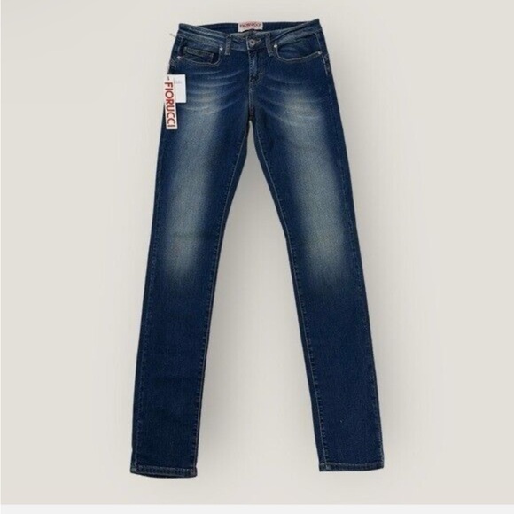 Fiorucci Skinny Jeans Dark Blue Wash - Picture 1 of 12